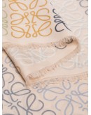 monogram stripe scarf
