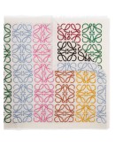 Anagram logo-stripe scarf
