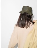 leather bucket hat