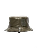 leather bucket hat