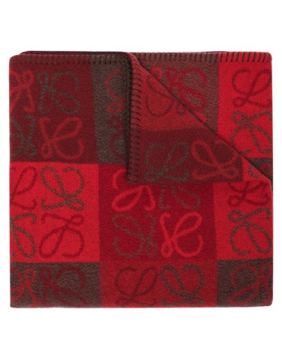 Anagram jacquard scarf