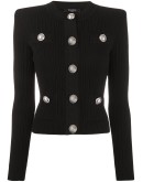 structured shoulders cardigan