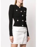 structured shoulders cardigan