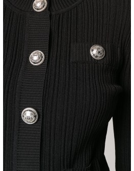 structured shoulders cardigan