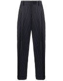 cropped pinstripe trousers