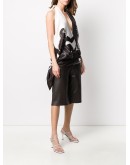 monkey-print top-shorts set