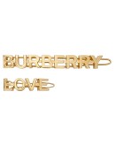 logo and love hair clip set