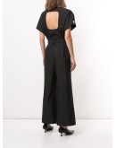 SS BACK CUTOUT JUMPSUIT