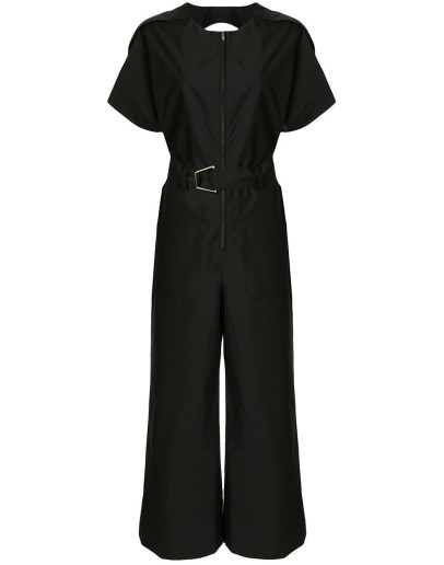 SS BACK CUTOUT JUMPSUIT
