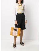 Market woven shopping tote