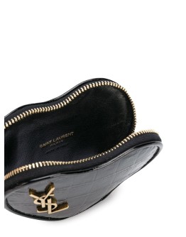 Monogram heart-shaped belt bag