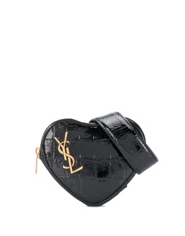 Monogram heart-shaped belt bag