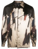 abstract-print boxy-fit shirt