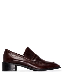 Derrick 40mm square-toe loafers