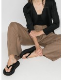 40mm flatform leather sandals
