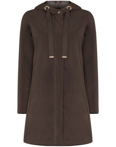 hooded parka coat