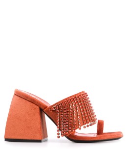 Bulla Preston crystal fringed mules