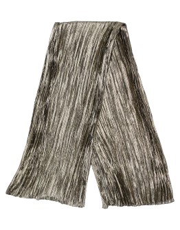 metallic textured scarf