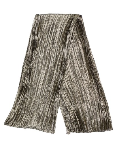 metallic textured scarf
