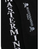 skull knit logo socks