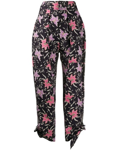 Gaviao floral-print tapered trousers
