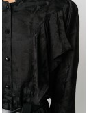 Varzea ruffle-trimmed satin jumpsuit