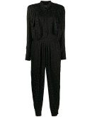 Varzea ruffle-trimmed satin jumpsuit