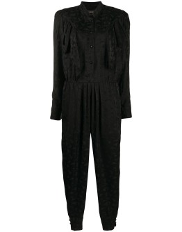 Varzea ruffle-trimmed satin jumpsuit