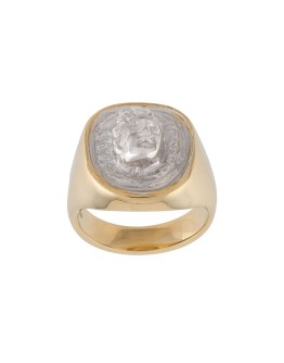 Medusa signet ring