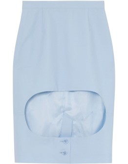 front cut-out pencil skirt