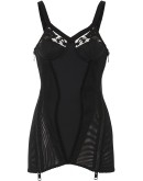 lace detail corset top