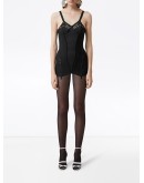 lace detail corset top