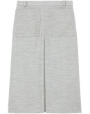 box pleat skirt