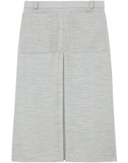 box pleat skirt