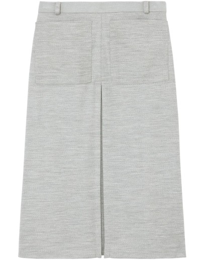 box pleat skirt