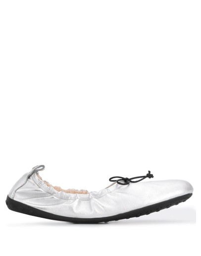 leather ballerinas