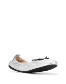 leather ballerinas