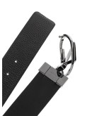 Z buckle leather belt