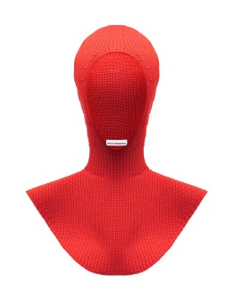ribbed knit balaclava