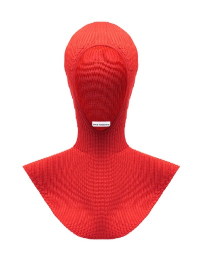 ribbed knit balaclava