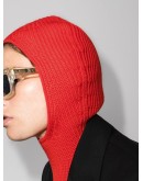 ribbed knit balaclava
