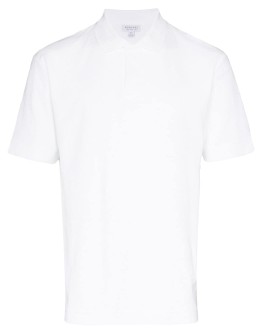 Terry cotton polo shirt