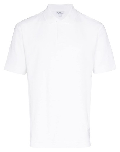 Terry cotton polo shirt