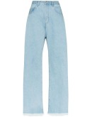 mid-rise wide-leg jeans
