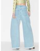 mid-rise wide-leg jeans