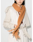  English ribbed-knit scarf
