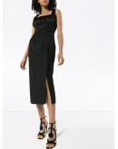square neck fitted dress