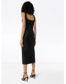 square neck fitted dress