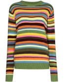 striped crewneck jumper