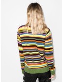striped crewneck jumper